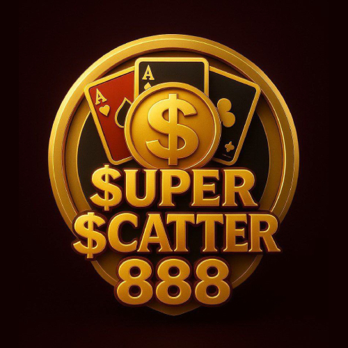 Download banner for the Super Scatter 888 mobile app on Android and iOS